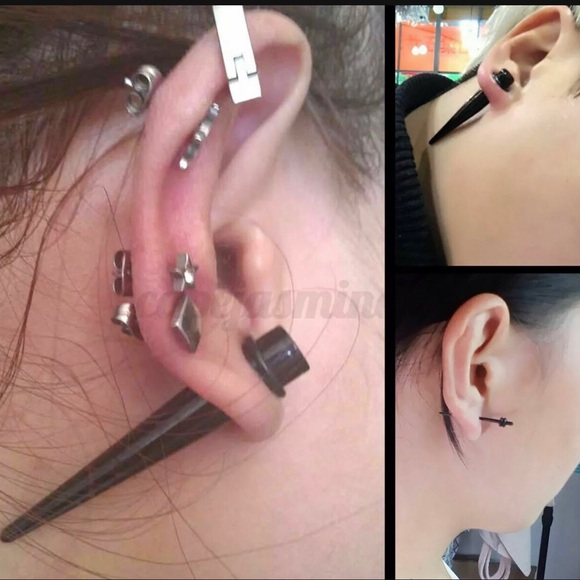 Acrylic Ear Gauge Taper Tunnel Plug Expander Stretching Piercing Kit 2.4mm 3.2mm - Picture 4 of 4